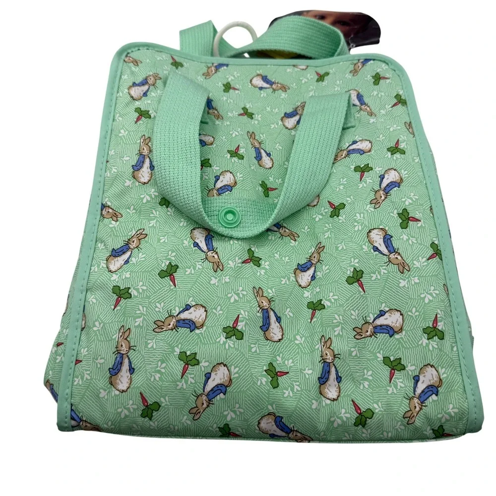 VTG Peter Rabbit Enfamil Insulated Bottle Bag Mint Green Beatrix Potter